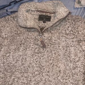 True Grit Men’s Frosty Tipped 1/4 zip pullover